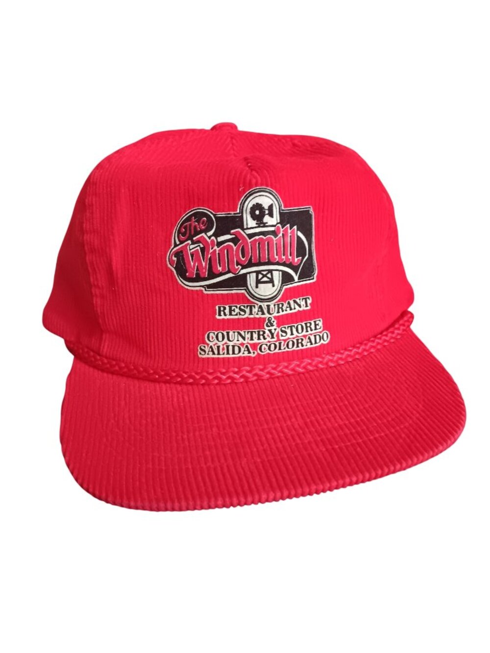 Vintage Snapback Cap Trucker Windmill Restaurant Country Store Salida Colorado